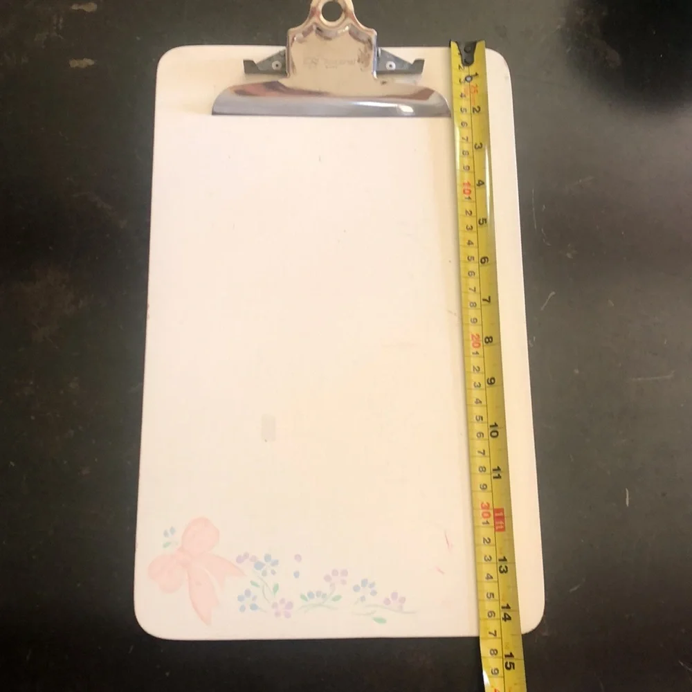 Pink Bow Clipboard